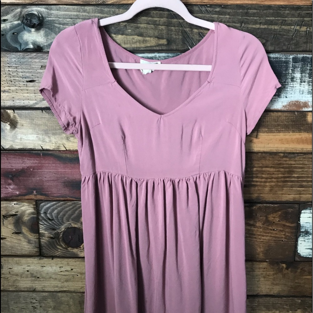 Pacsun mauve dress with lace detailing